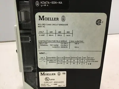 USED MOELLER NZM7A-60N-NA