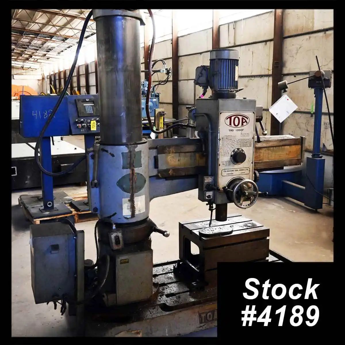 USED TOA MACHINE TOOL WORKS LTD TRD 100F