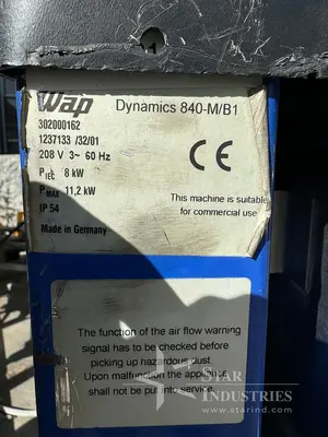 WAP Dynamics Model 840-M/BI Dust Collector