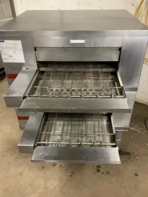 152-0786 Middleby Marshall DZ33T Double Stack Natural Gas Conveyor Pizza Oven