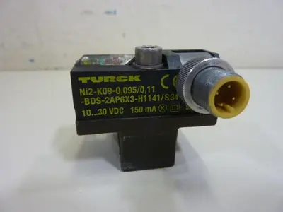 USED TURCK ELEKTRONIK NI2-K09-0,095/0,11-BDS-2AP6X3-H1141/S34