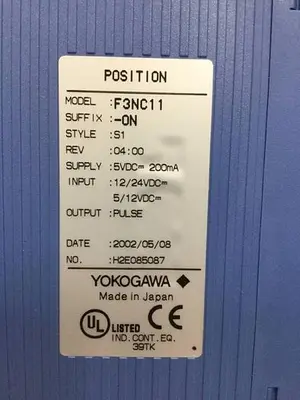 USED YOKOGAWA F3NC11-0N