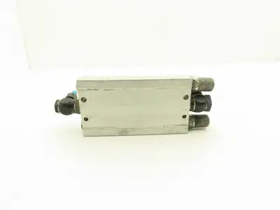 Concordia Fluidtecknik Pneumatic 4 Station Aluminum Manifold Block 3/8" NPT