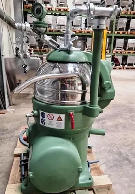 Westfalia KG 8006 chamber bowl centrifuge, 316SS.