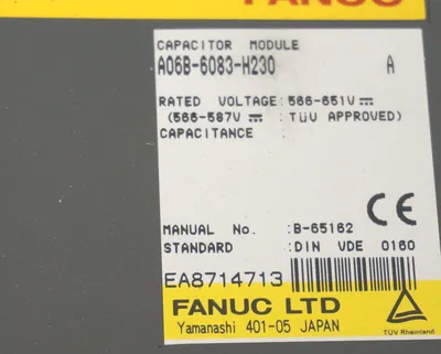 NEW FANUC A06B-6083-H230 CAPACITOR MODULE A06B6083H230