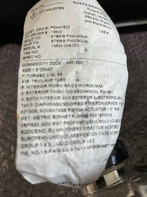 NEW ITT DN40-316L-RA0.6MaX-PN16