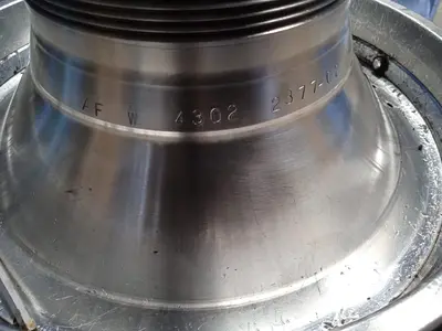 Alfa-Laval S-821 fuel/lube oil purifier, 316SS.