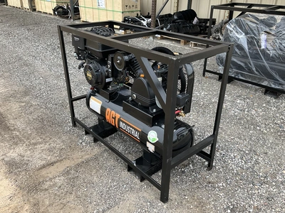 Used AGT INDUSTRIAL AC AIR COMPRESSOR Tank Mounted Air Compressors Michigan US | Miedema Asset Management Group #1339093