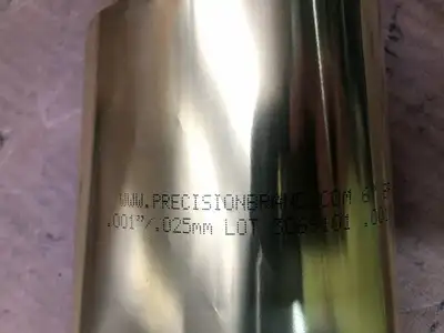 Precision Brand 17135 6″ X 100″ Brass Shim ; 0.001 Gauge -NIB