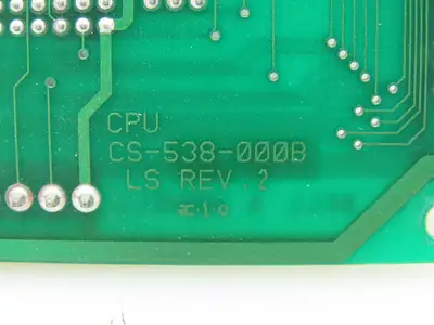 Bell and Howell CS-538-000B LC CPU Card Circuit Board REV 2 S/N 0769