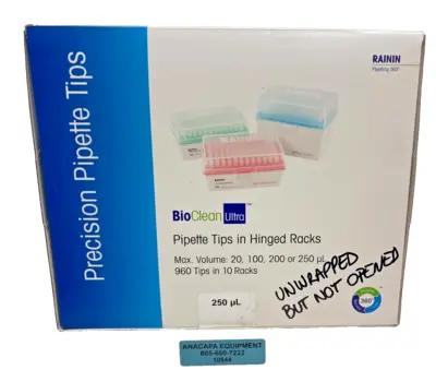 NEW Rainin Pipette Tips RT LTS 250µL 960A/10