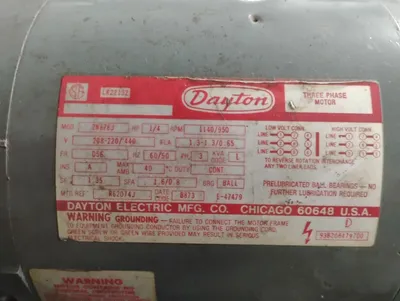 Dayton 2N878J General Purpose Motors | ESS Industrial Equipment Sales (5)
