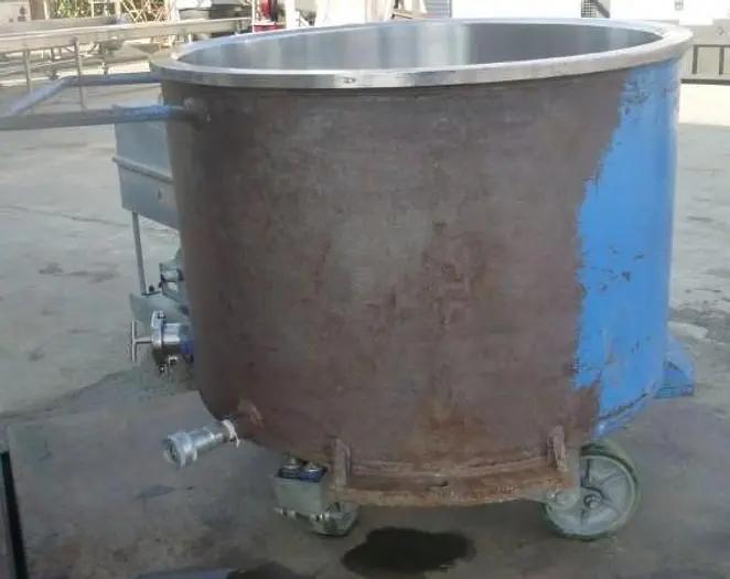 Tank, 45 Gallon, 304 S/st, Jkt, 27" x 18-3/4" #S743513