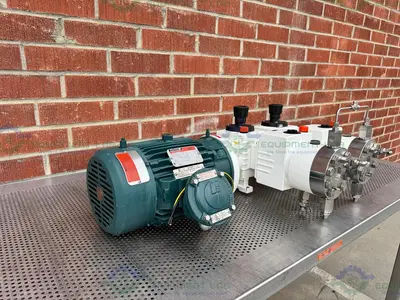 Used LEWA LDC 2 WATERLIKE DIAPHRAGM METERING PUMP W/ RELIANCE ELECTRIC 2.4 HP MOTOR Pumps California US | Equipment Lab #1281328