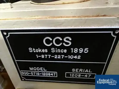 USED Stokes Stokes 571-S Gem Supreme Tablet Press, 50 Station