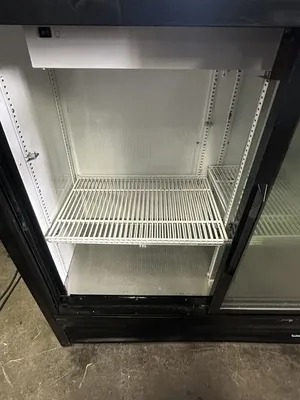 174-0227 True GDM-41SL-48 2 Sliding Glass Door Self Contained Cooler