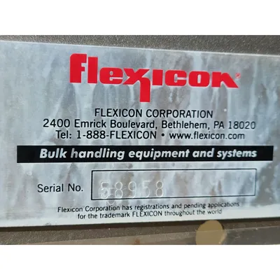 Used 2,200LB Flexicon Supersack Bulk Bag Unloader Discharger