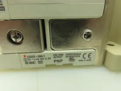 SMC SV Series 6-Station Manifold w/EX600 Serial Interface 24VDC Solenoid Valves