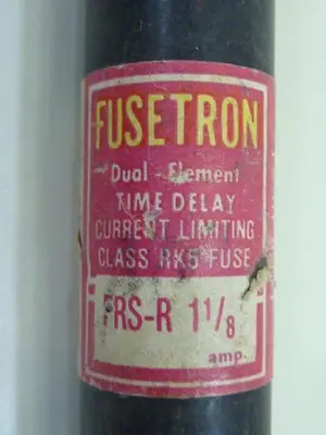 USED FUSETRON FRS-R-1-1/8
