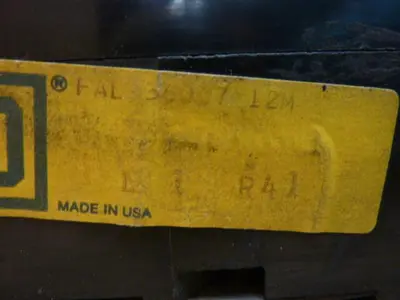 USED SQUARE D FAL3600712M