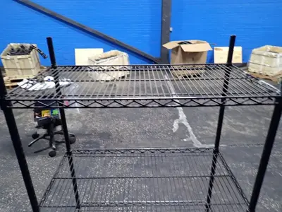 Uline 4 @ 17" X 35" Wire Storage Rack