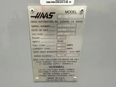 2008 HAAS VF-2D Vertical Machining Centers | Hindley Machine Tool Sales, LLC (22)