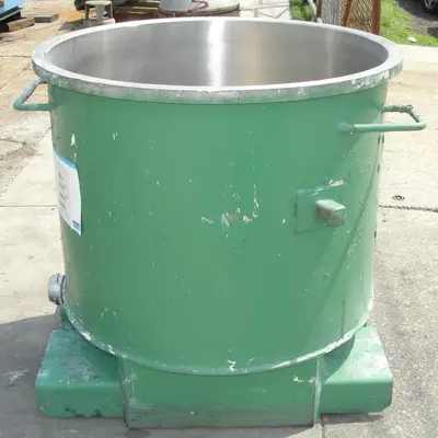 SPC6799  Mixer and Blender 125 gallon Ross change can Stainless Steel 39.25" inside diameter 31.5" inside height