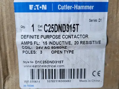 NEW CUTLER-HAMMER C25DND315