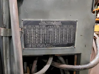Used REED A23 Thread Rollers Ontario CA | Walden Machinery #1286976