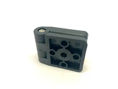 12252 | Heavy Duty Plastic Hinge 45mm x 45mm w/ 4 Center Pins 10mm Slot - New Other