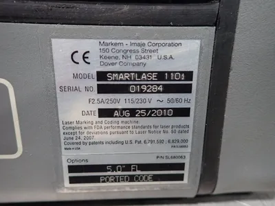 USED MARKEM SMARTLASE 110I