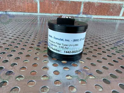USED OPTEK / DANULAT 1442-0025-0202-23 CALIBRATION FILTER UV-L90, 0.90 AU