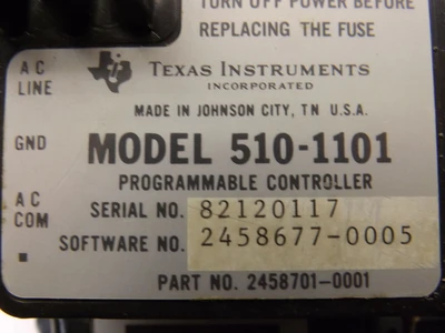 Used TEXAS INSTRUMENTS _UNKNOWN_ Programmable Logic Controllers Texas US | OCO Industrial #1625156