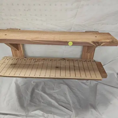 Cedar 1" Thick Double Wall Shelf
