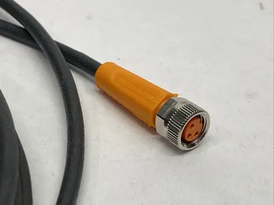 USED IFM SINGLE ENDED FEMALE M8 TO PIGTAIL CORDSET