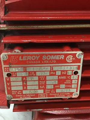 USED LEROY SOMER F5614356