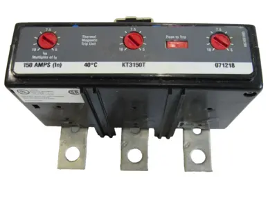 NEW CUTLER HAMMER KT3150T MAGNETIC TRIP UNIT 150AMP 3 POLE