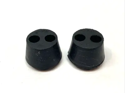 New | in-Stock Remke Dual Hole Bushing 1/2" Cord Grip 2 x .250" Neoprene LOT OF 2 Electrical Fittings Michigan US | Maverick Industrial Sales #1399989