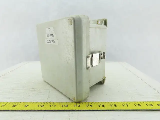 Hoffman HJ606HWPL1LG Composite Electrical Enclosure 7.31x7.31x4.96 W/Back plate