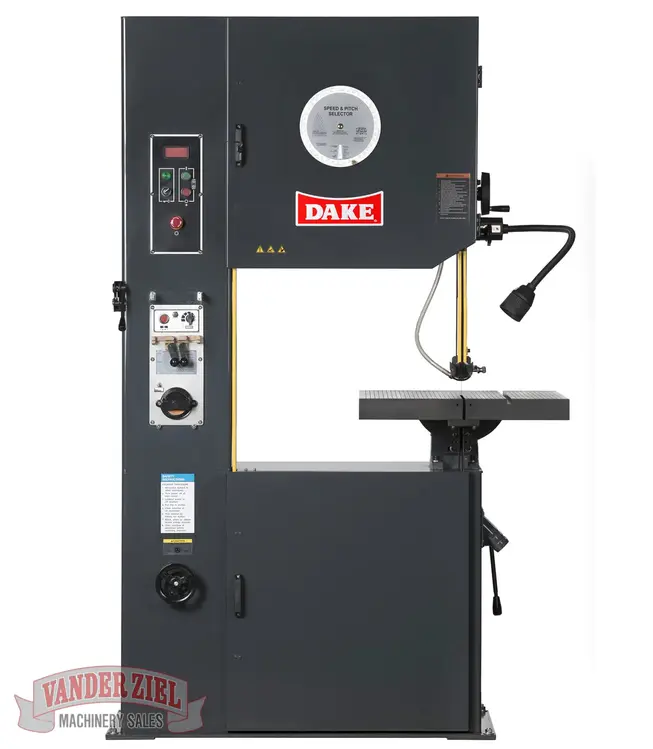 New | in-Stock DAKE V-26 Vertical Band Saws Michigan US | Vander Ziel Machinery Sales #480372