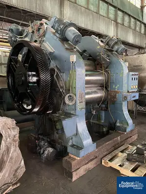 USED Adamson United 48" Adamson NFM Welding Engineers Calender  Sheet Line
