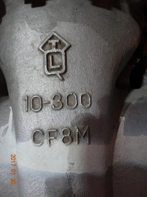 Lunkenheimer 10", Class 300, CF8M, Gate Valve