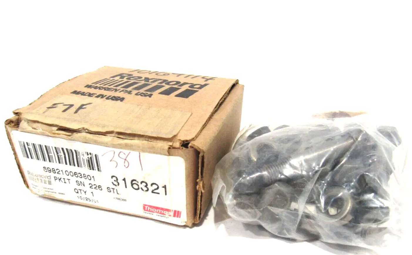 NEW REXNORD 316321 PKIT SN 226 STL