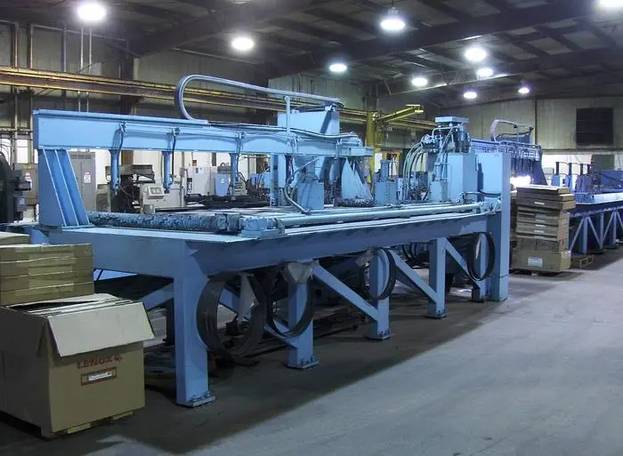 8" x 144" TANNEWITZ Model 3000-MH8 Vertical Band Type Plate Saw; Mfg. 1994
