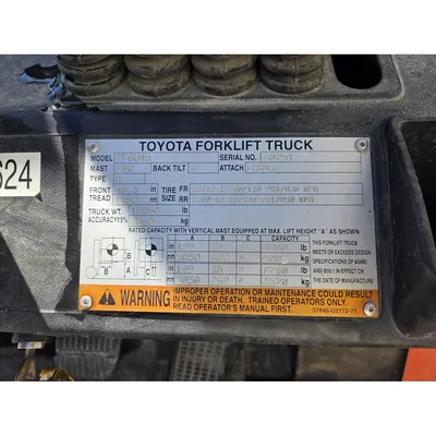 USED TOYOTA 7FGU45