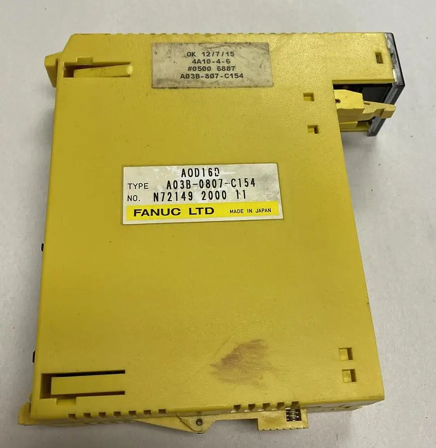 Used FANUC A0D16D Input / Output Modules | Surplus Asset Holdings #1205987