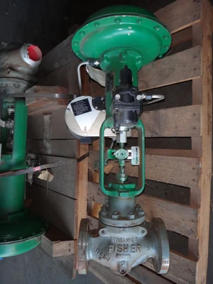 Fisher 2" 300 Class, WCB Steel Flanged Control Valve
