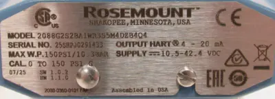 NEW ROSEMOUNT 2088G2S2BA1WR3S5M4DZB4Q4 PRESSURE TRANSMITTER