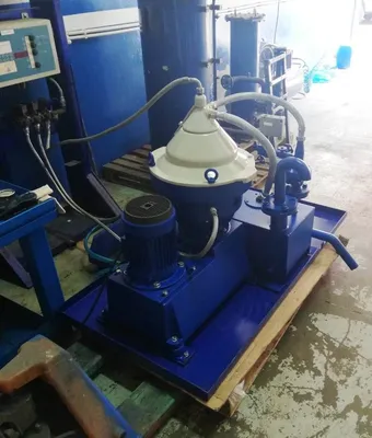 Alfa-Laval MMPX 404 SGP-11 oil purifier skid, 316SS.