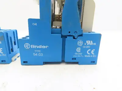 Finder 55.33.9.024.0010 Terminal Relay Socket 24V Coil Lot of 5